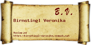 Birnstingl Veronika névjegykártya